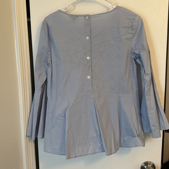 Ann Taylor light blue blouse with buttons on back size small - Picture 6 of 6